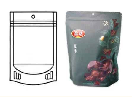 Zippered stand-up pouch